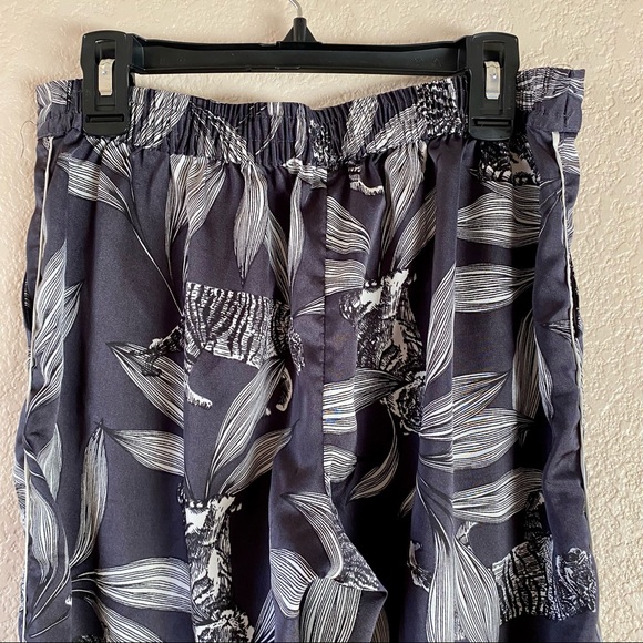 Etam dark grey satin sleeping pants - Picture 3 of 4